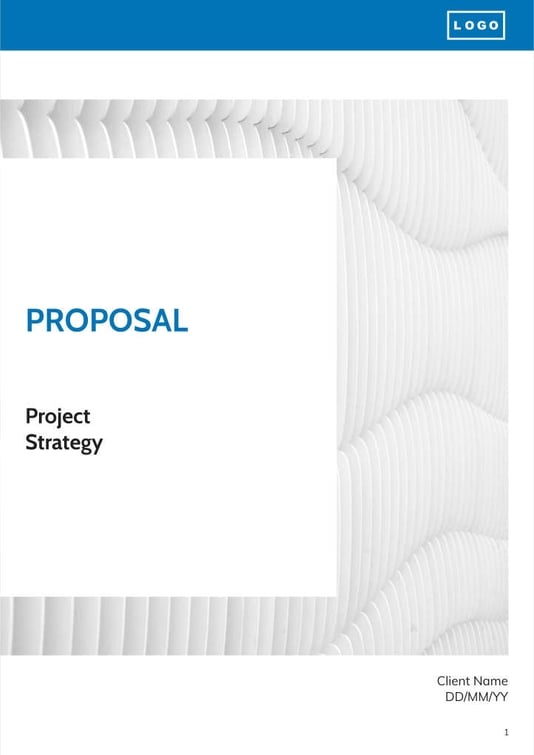 Free proposal project template