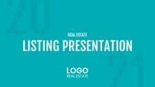 Free real estate – listing presentation – status template