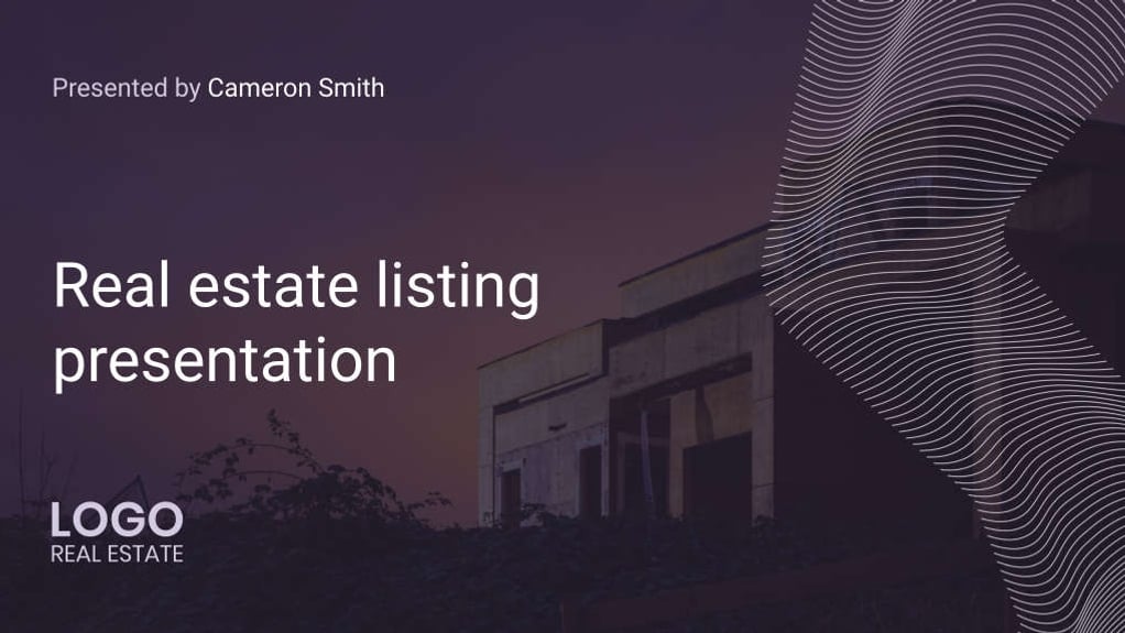 Free real estate – listing presentation – geometry template