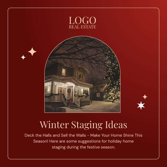 Free carousel winter staging ideas template