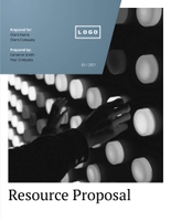 Free proposal resource management template