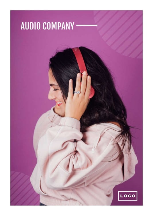 Free catalog audio template