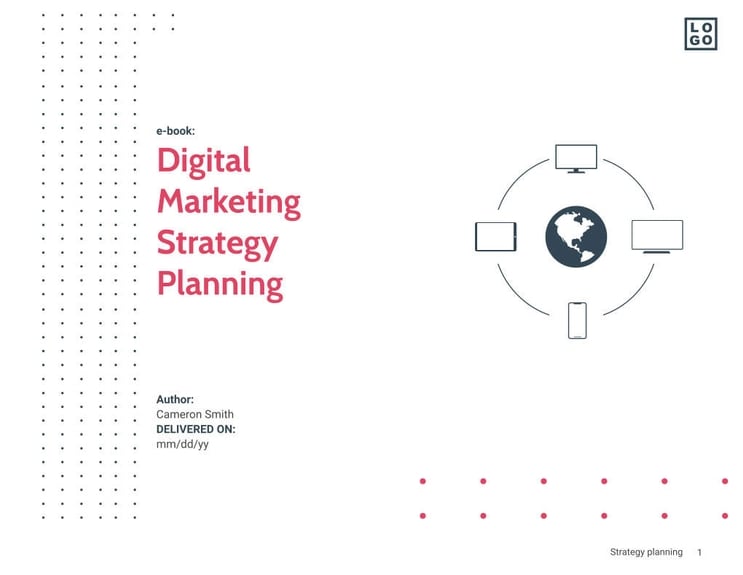Free e-books digital marketing template