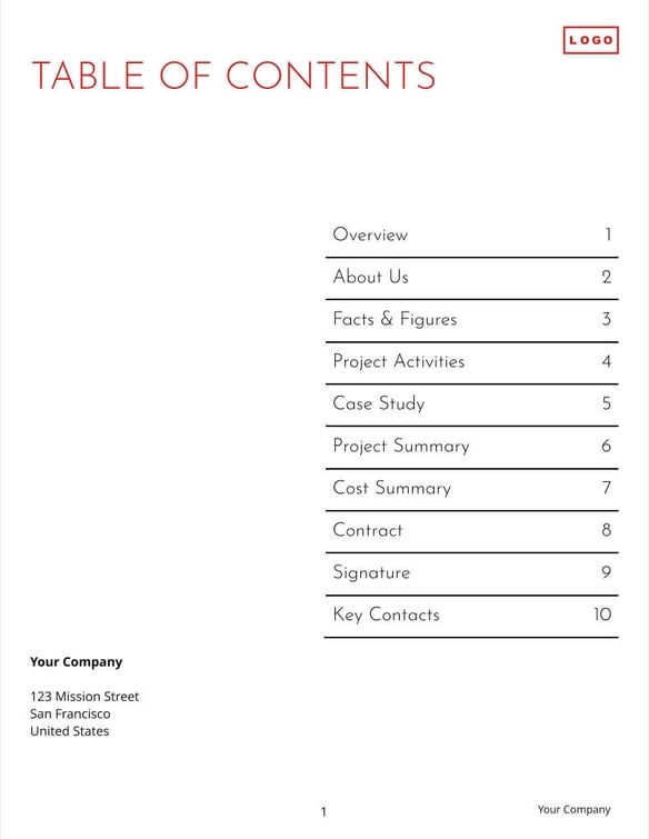 Free proposal it expert template