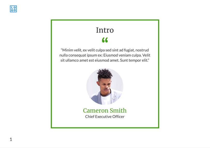 Free booklet young brand template