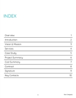 Free proposal agility template