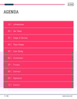 Free proposal data analytics template