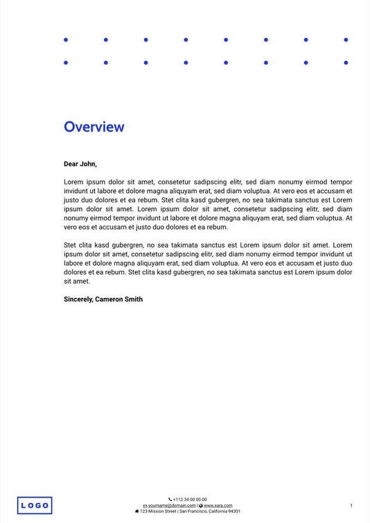 Free proposal digital marketing template