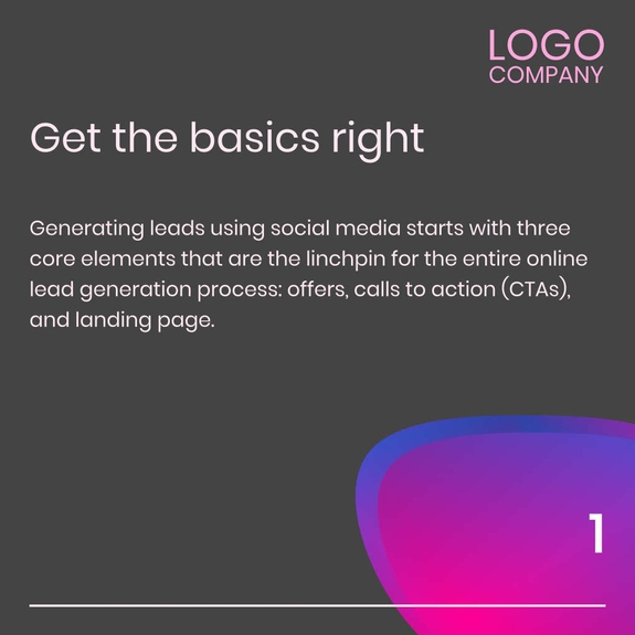 Free carousel lead generation template