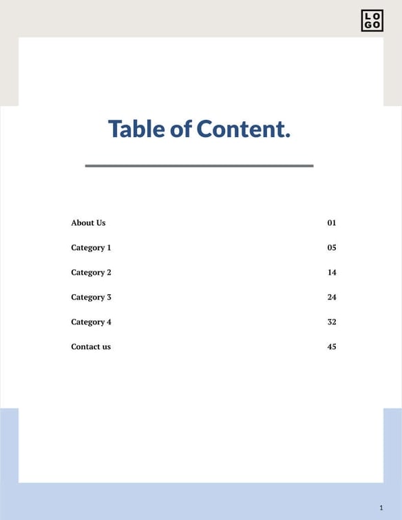 Free catalog furniture template