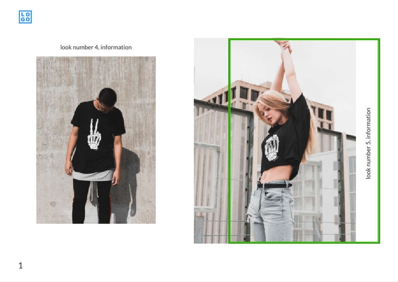 Free booklet young brand template