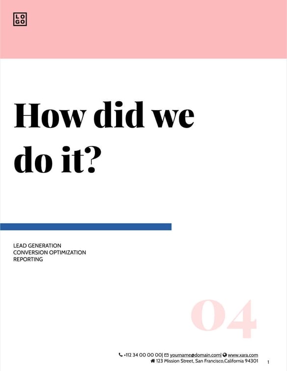 Free proposal digital marketing template