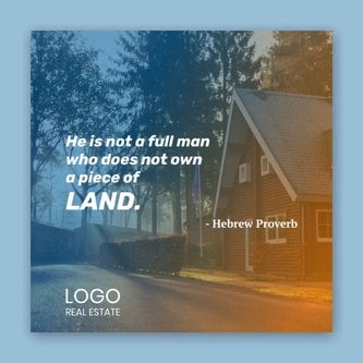 Free real estate – instagram template