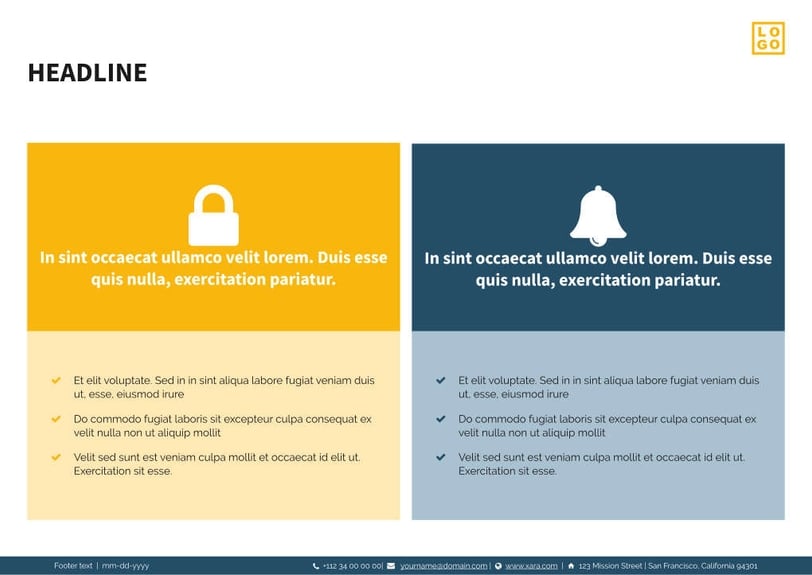 Free proposal security template