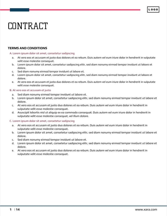 Free proposal data analytics template