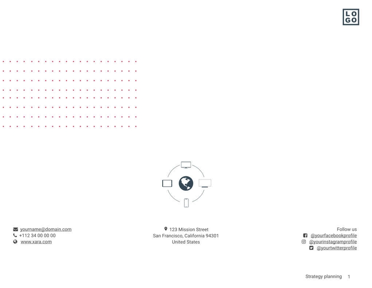 Free e-books digital marketing template