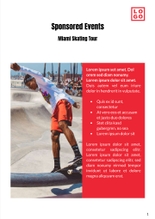 Free booklet energy drink template