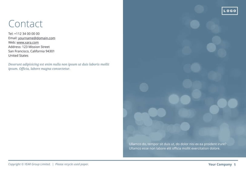 Free e-books simple template