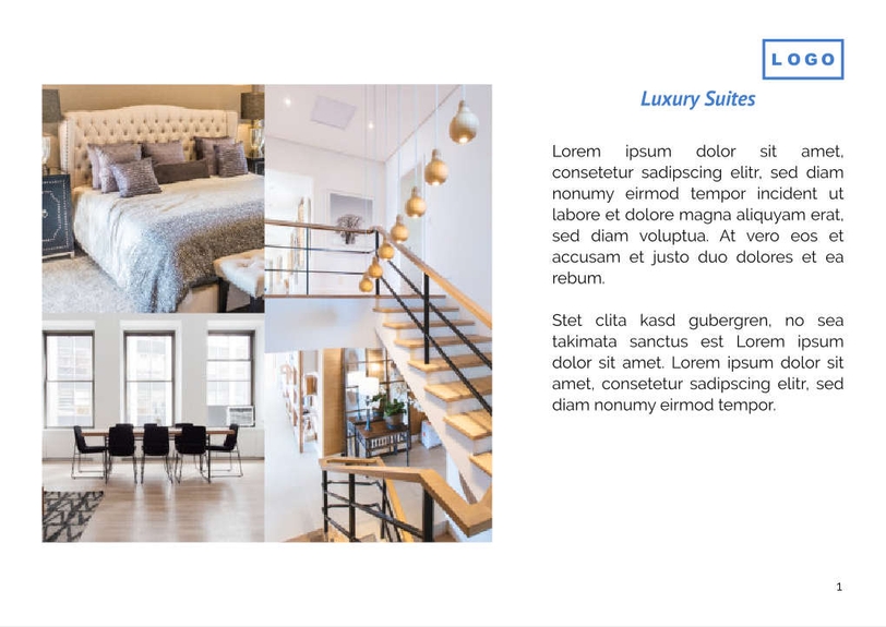 Free catalog serviced apartments template