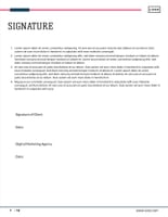 Free proposal data analytics template