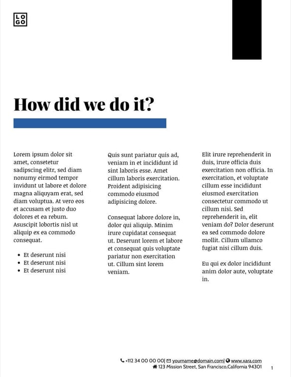 Free proposal digital marketing template