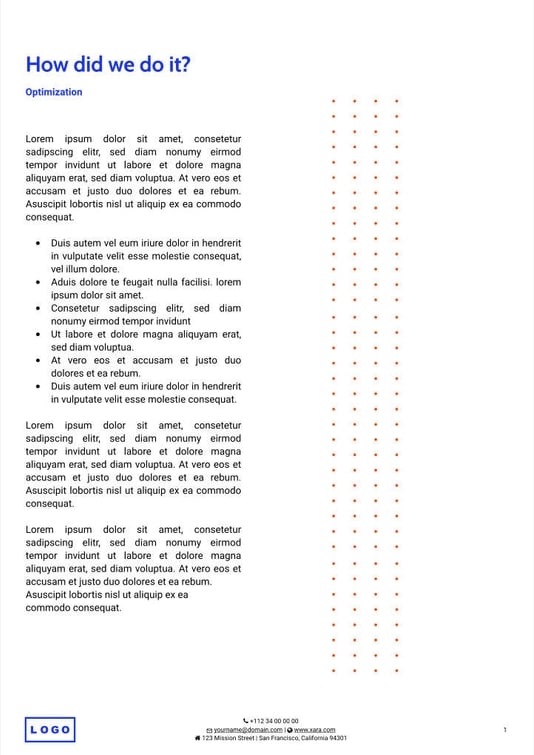 Free proposal digital marketing template