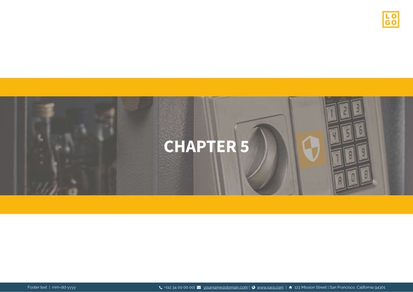 Free proposal security template