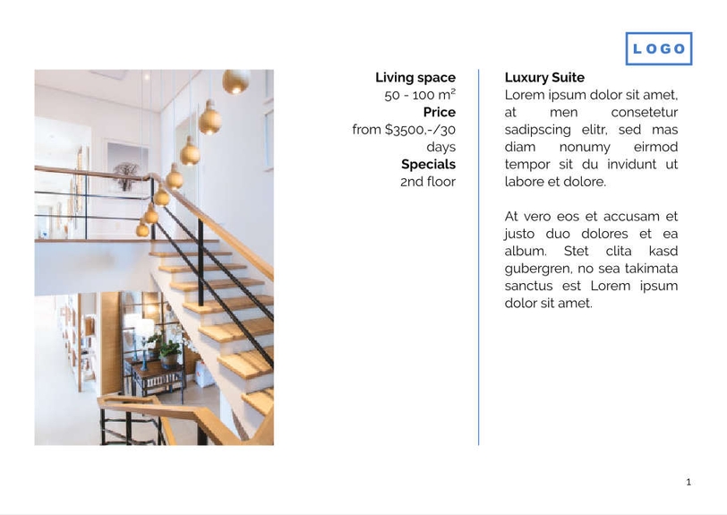 Free catalog serviced apartments template