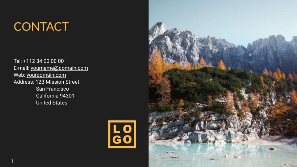 Free presentation trip template