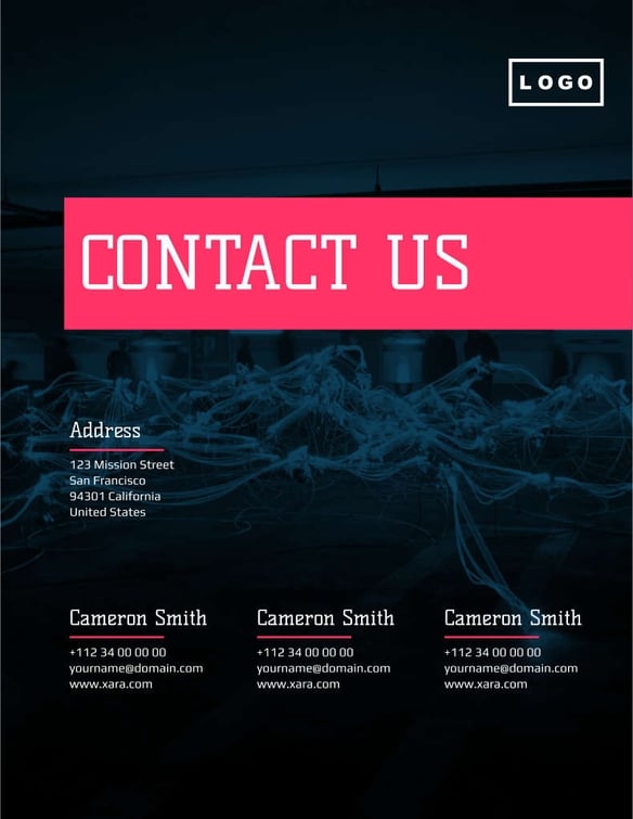 Free proposal data analytics template