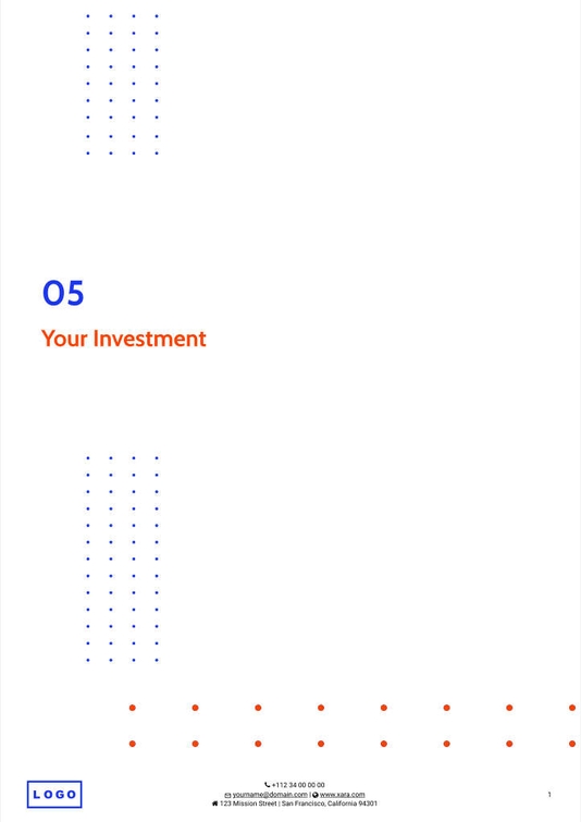 Free proposal digital marketing template