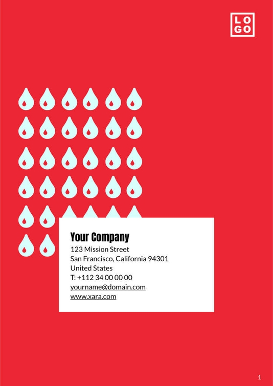 Free booklet energy drink template