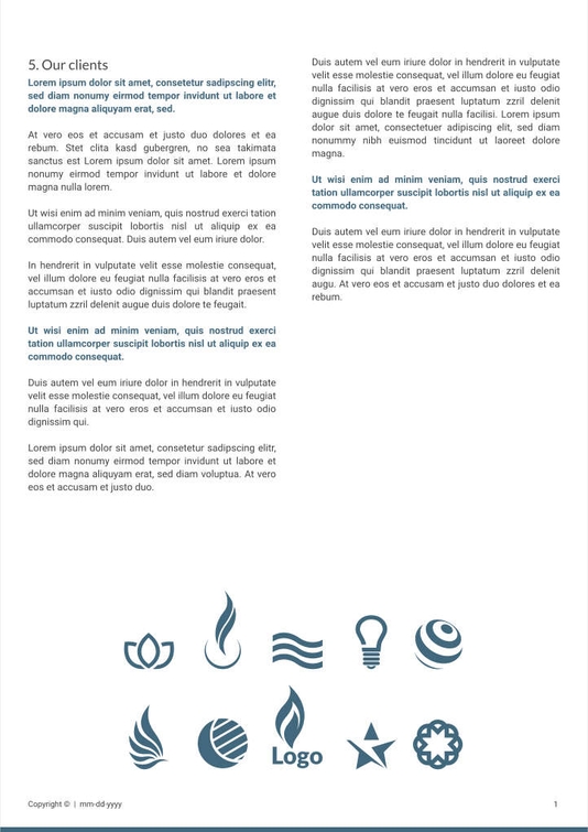 Free e-books law firm template