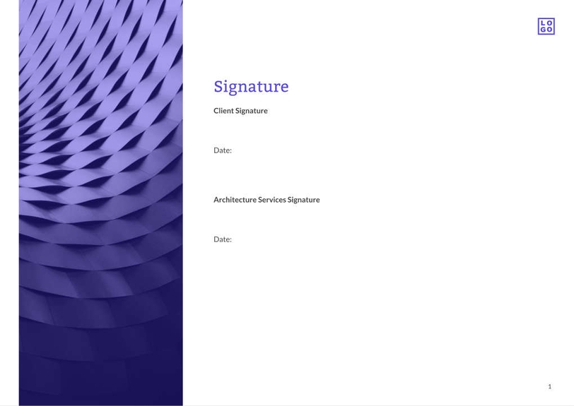 Free proposal architecture template