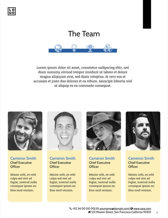 Free proposal digital marketing template