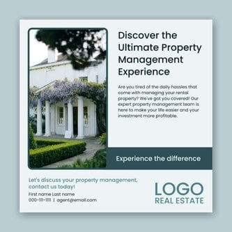 Free real estate – instagram template