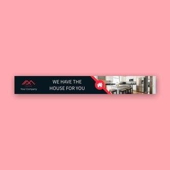 Free real estate – web banner template