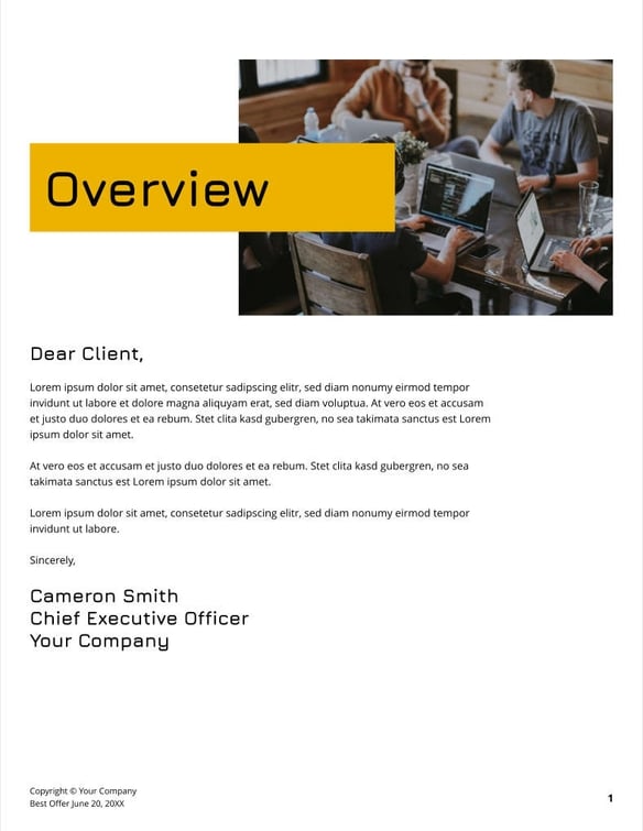 Free proposal hr strategy template