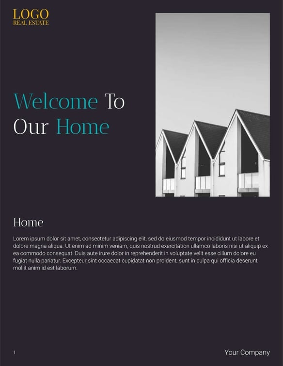 Free real estate – listing presentation – modern template