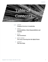 Free proposal resource management template