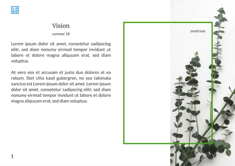 Free booklet young brand template