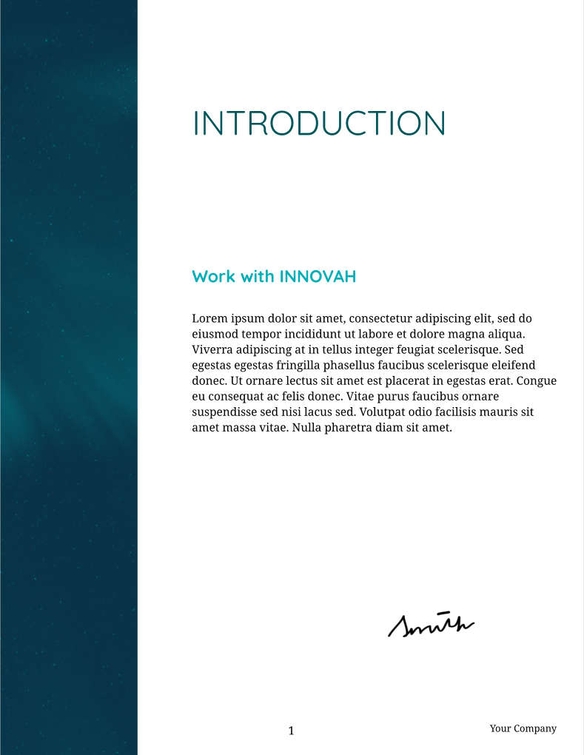 Free proposal agility template