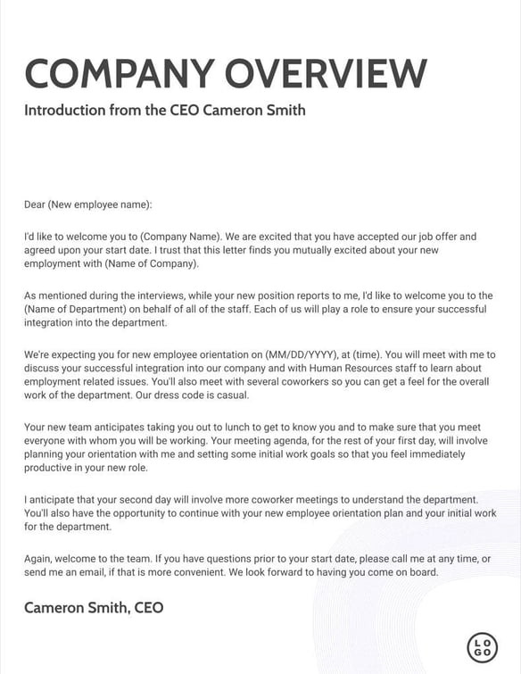 Free catalog business template