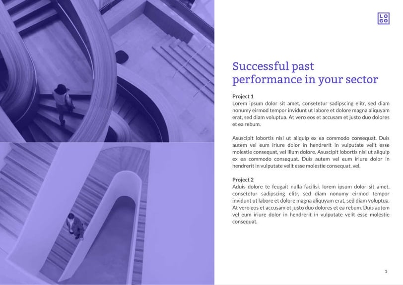 Free proposal architecture template