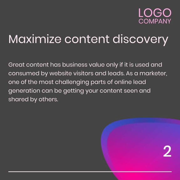 Free carousel lead generation template