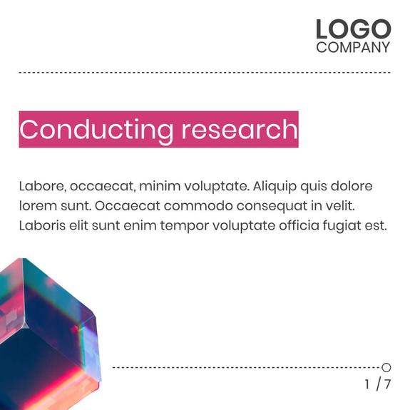 Free carousel brand identity template