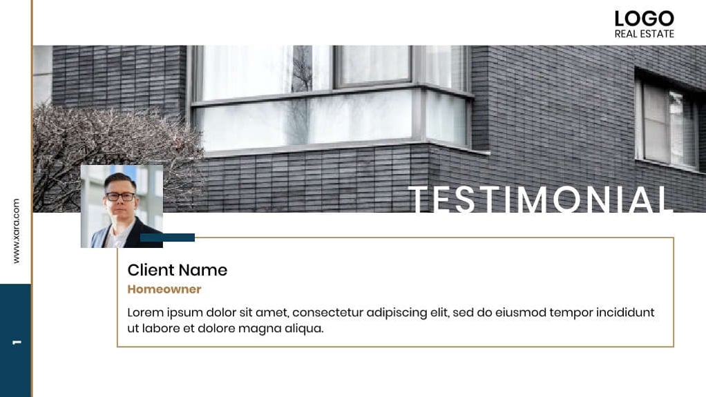 Free real estate – listing presentation – simple template