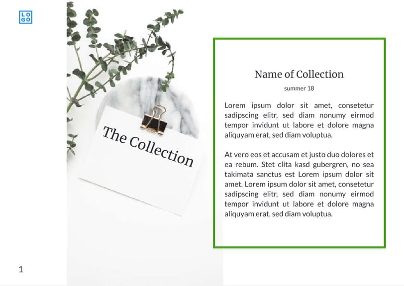 Free booklet young brand template