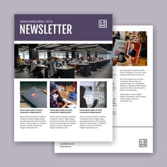 Free newsletter template