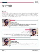 Free proposal data analytics template